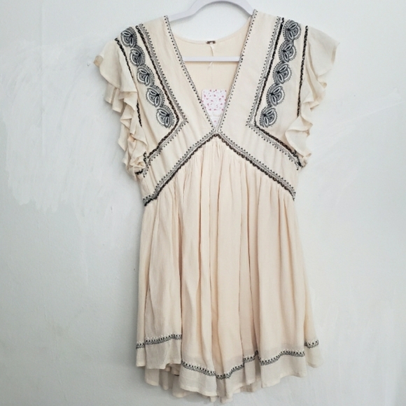 Free People Falling Water Tunic Ivory Combo - Picture 7 of 13